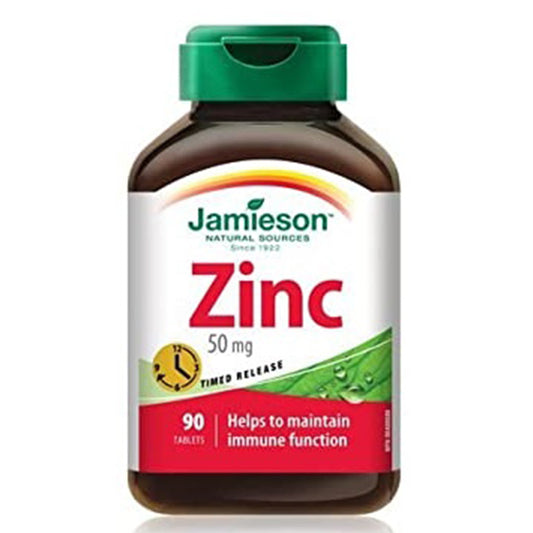 Zinc 50Mg, Jamieson, 90 Comprimate - Vitax.ro