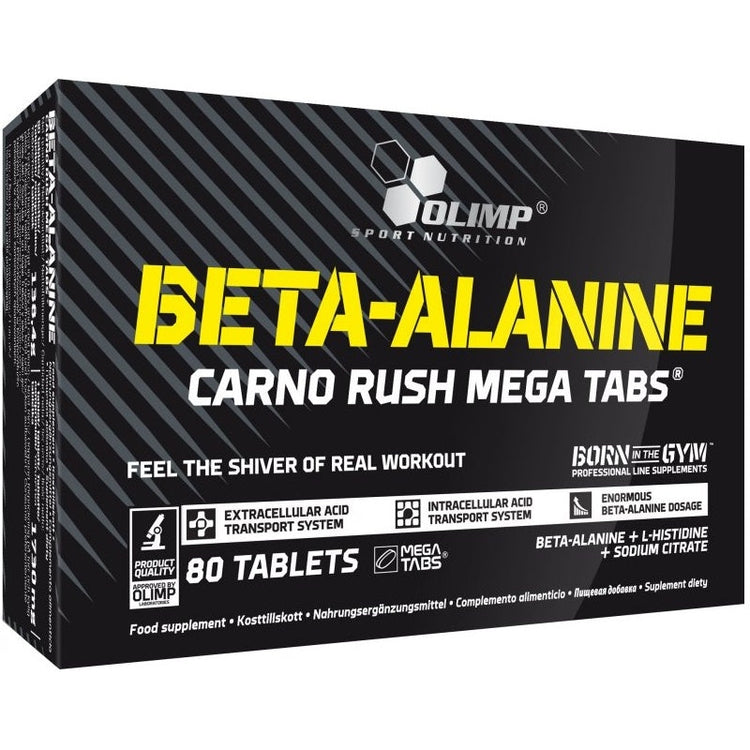 Beta Alanine - Carno Rush Mega Tabs - 80 tabs - Vitax.ro