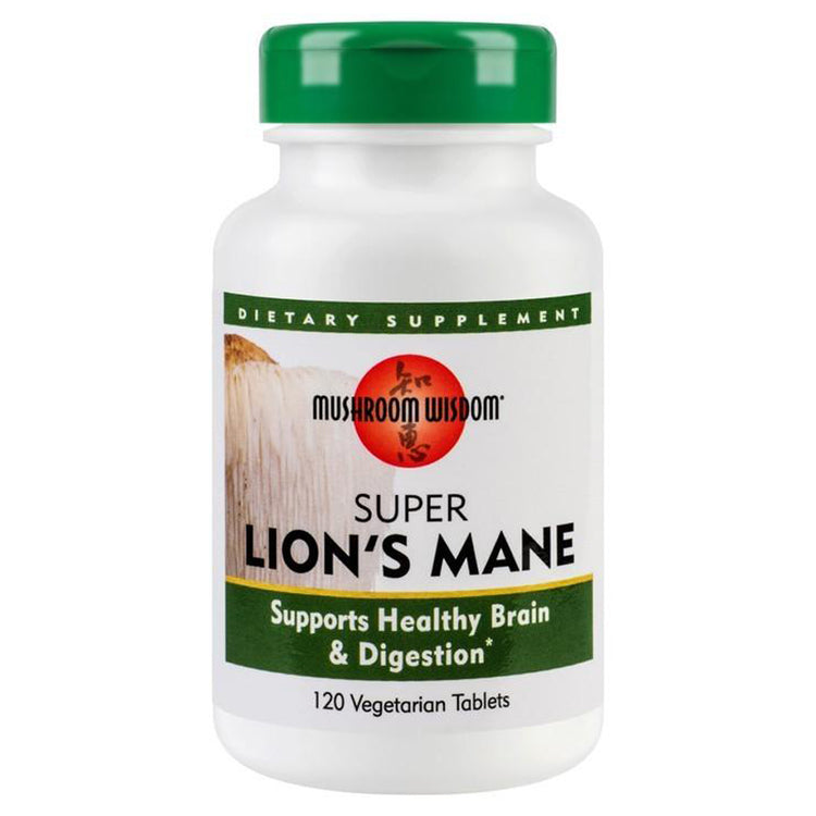 Super Lion's Mane, Mushroom Wisdom, 120 Tablete Vegetale Filmate - Vitax.ro