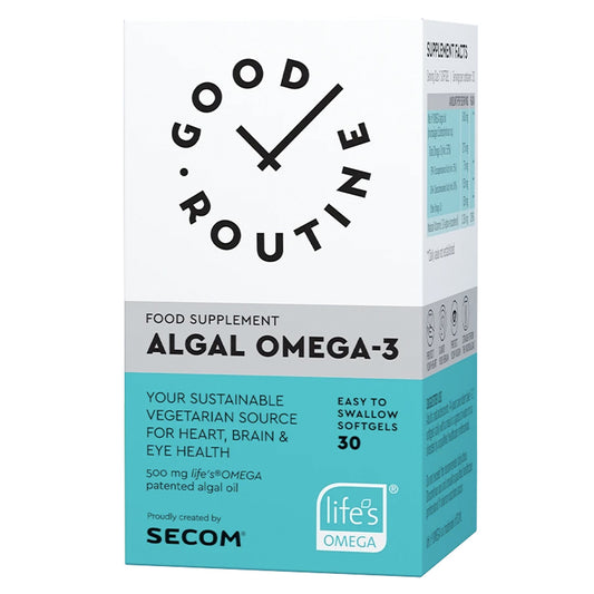 Algal Omega-3, Good Routine, Flacon cu 30 Capsule Gelatinoase Moi - Vitax.ro