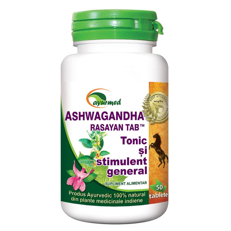 Ashwagandha Rasayan, Ayurmed, 50 Tablete - Vitax.ro