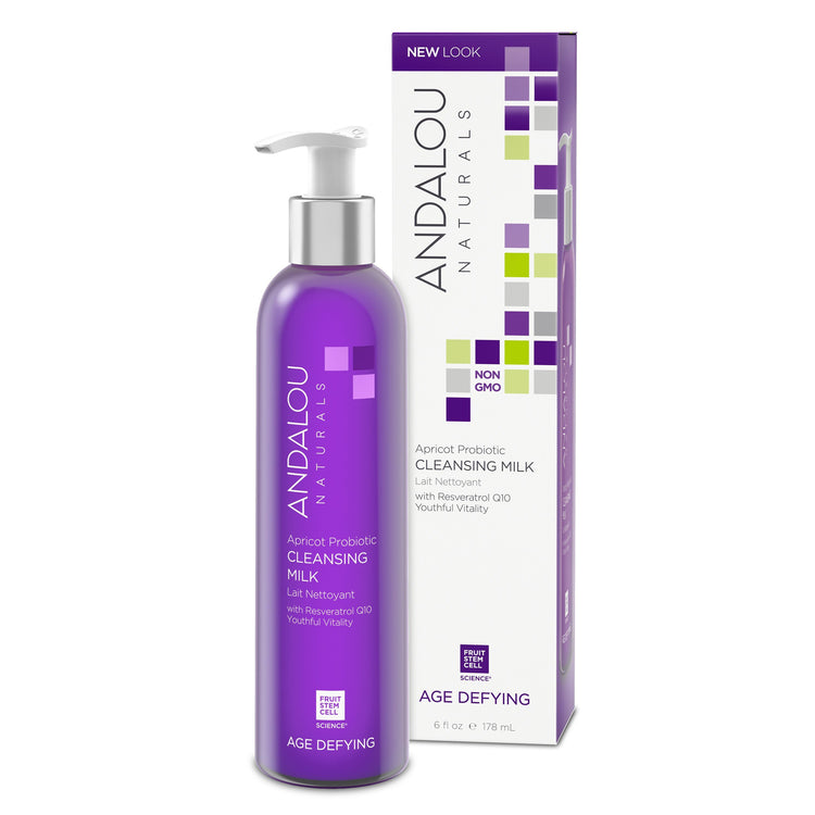 Apricot Probiotic Cleansing Milk, Andalou Naturals, 178ml - Vitax.ro