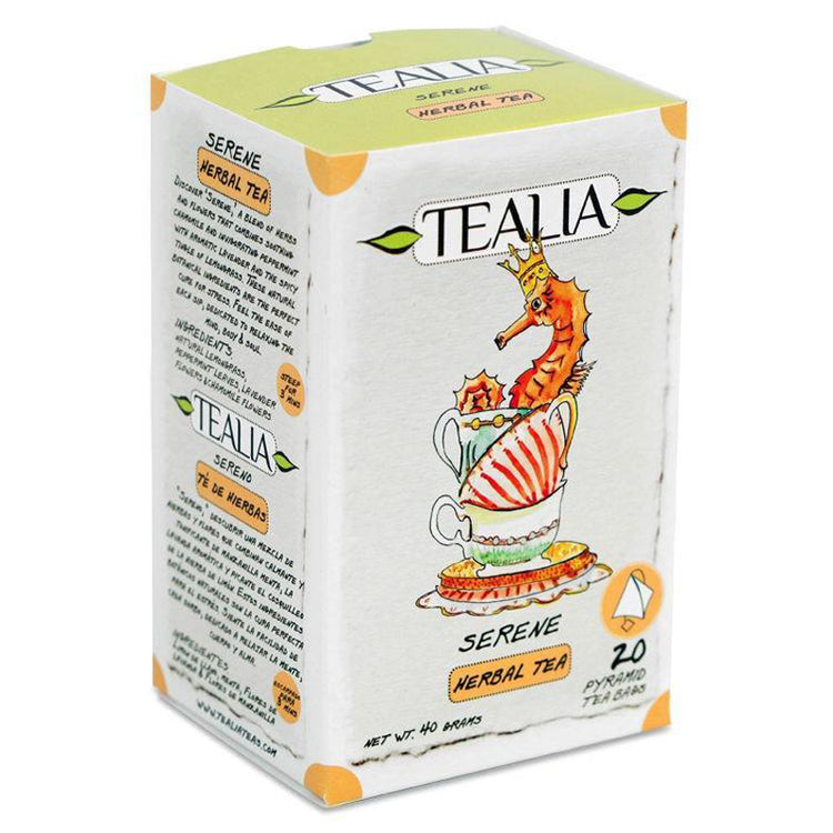 Serene, Tealia, Cutie cu 20 Plicuri Piramida x 2g - Vitax.ro