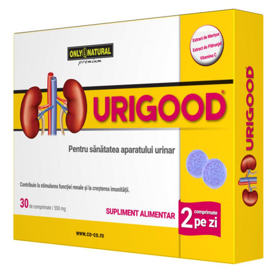 UriGood, Only Natural, 30 Comprimate - Vitax.ro