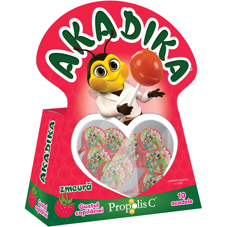 Acadele Akadika Propolis C Zmeura, Fiterman Pharma, 10 Acadele - Vitax.ro