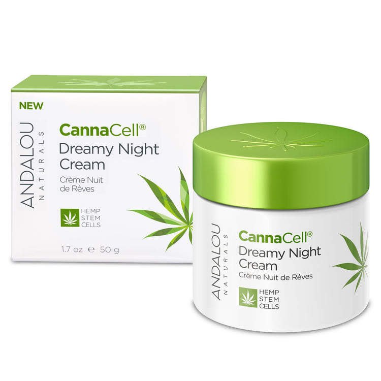 CannaCell Dreamy Night Cream, Andalou Naturals, 50g - Vitax.ro
