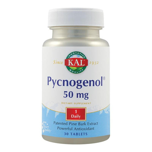 Pycnogenol 50mg, KAL, ActivTab, 30 Tablete - Vitax.ro