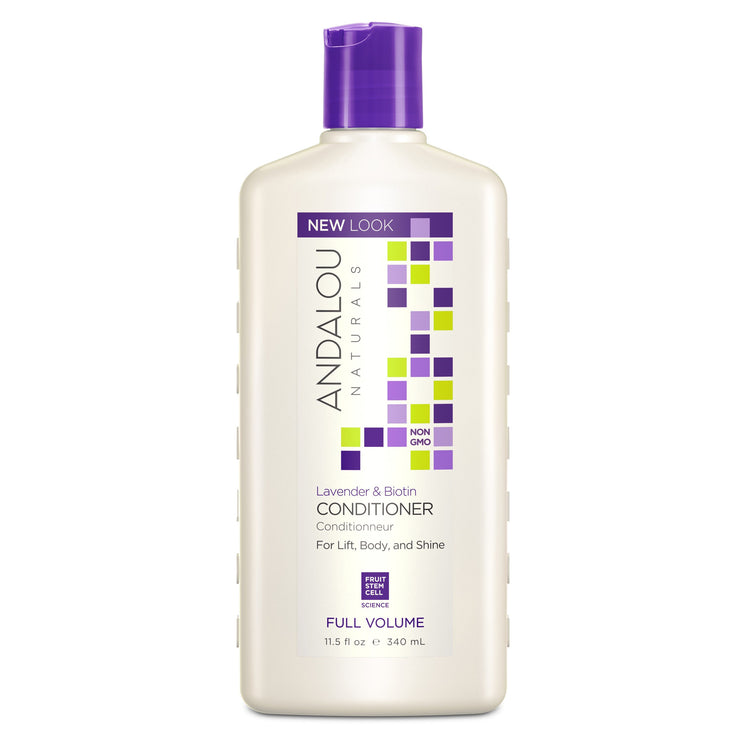 Lavender & Biotin Full Volume Conditioner, Andalou Naturals, 340ml - Vitax.ro
