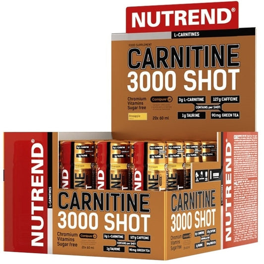 Carnitine 3000 Shot, Strawberry - 20 x 60 ml. - Vitax.ro
