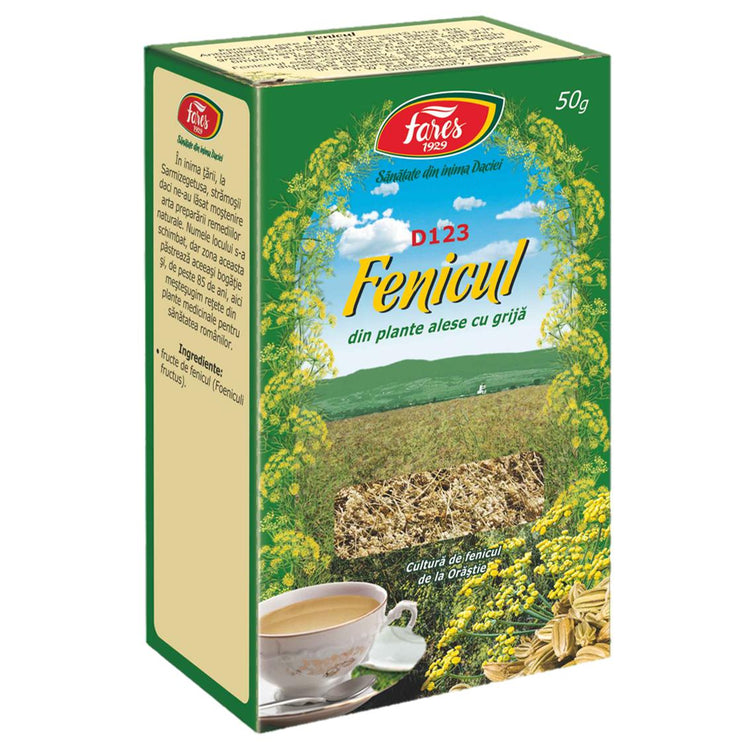 Fenicul D123, Fares, Ceai la Punga 50gr - Vitax.ro