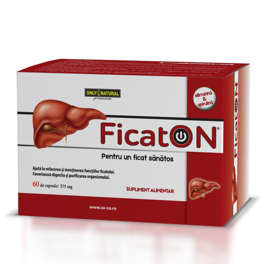 FicatON, Only Natural, 60 Capsule - Vitax.ro