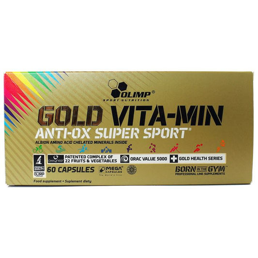 Gold VITA-MIN anti-OX super sport - 60 caps - Vitax.ro