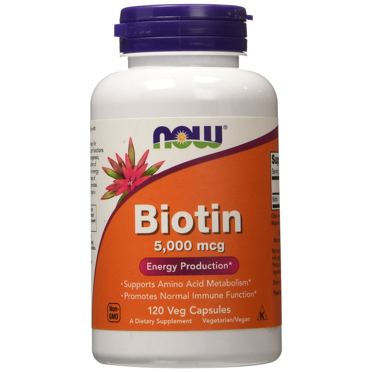 Biotin, 5000mcg - 120 vcaps - Vitax.ro