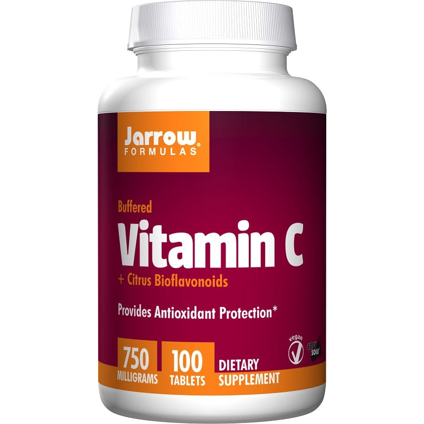 Vitamin C (Buffered) + Citrus Bioflavonoids, 750mg 100 tabs Vitax.ro