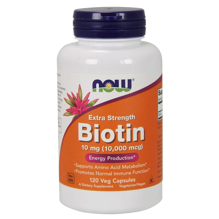 Biotin, 10mg Extra Strength - 120 vcaps - Vitax.ro