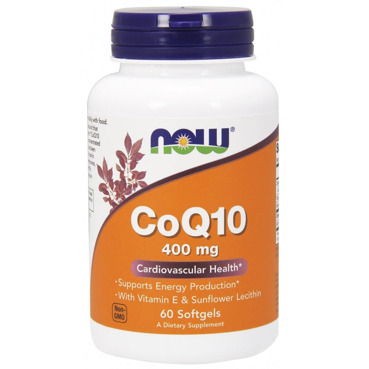 CoQ10 with Lecithin & Vitamin E, 400mg - 60 softgels - Vitax.ro