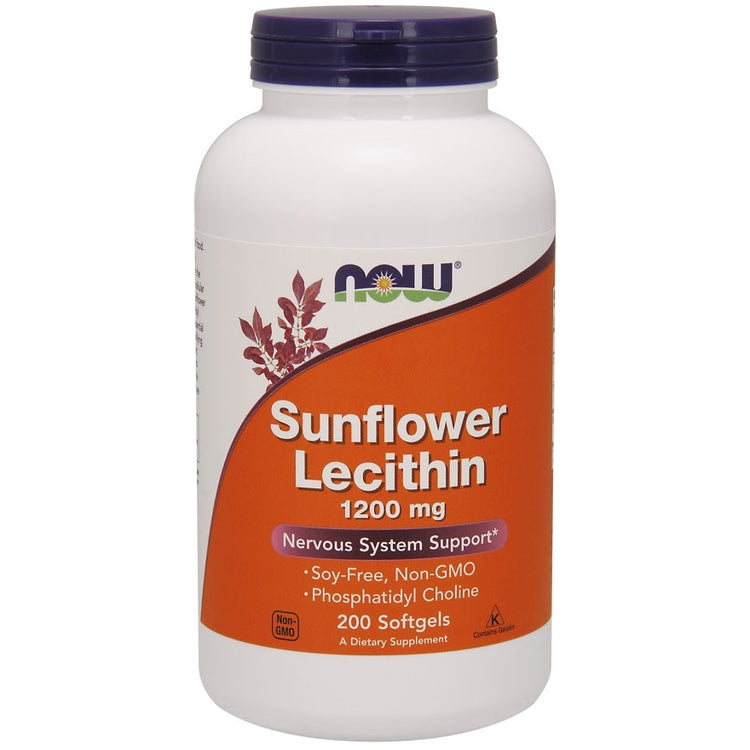 Sunflower Lecithin, 1200mg - 200 softgels - Vitax.ro