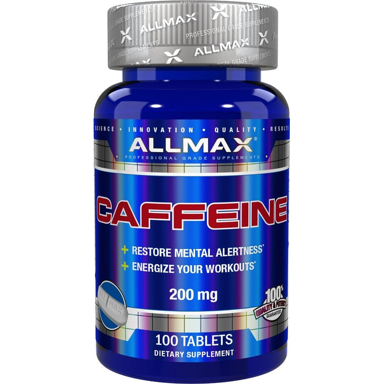 Caffeine, 200mg - 100 tablets - Vitax.ro