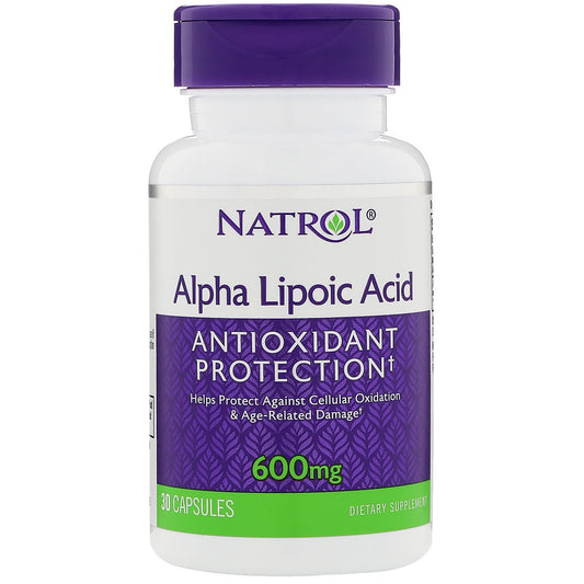 Alpha Lipoic Acid, 600mg - 30 caps - Vitax.ro