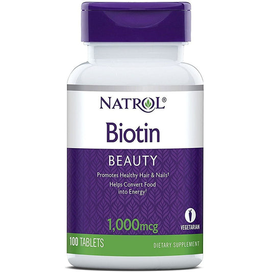 Biotin, 1000mcg - 100 tabs - Vitax.ro