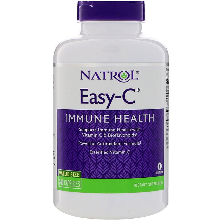 Easy-C, 500mg - 240 caps - Vitax.ro