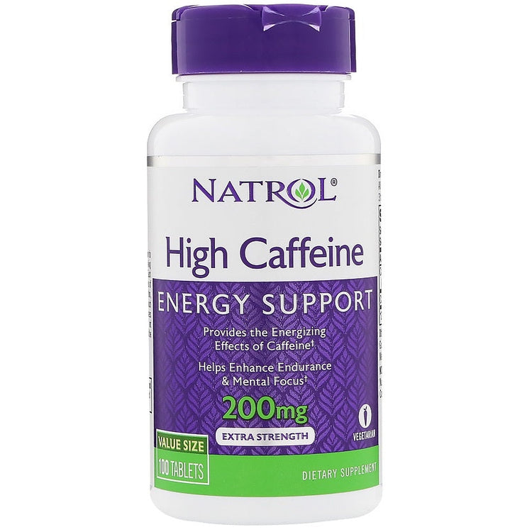 High Caffeine, 200mg - 100 tabs - Vitax.ro
