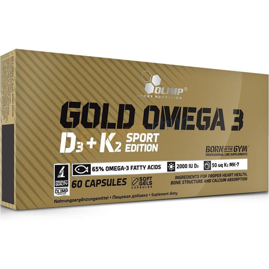 Gold Omega 3 D3 + K2 Sport Edition - 60 caps - Vitax.ro