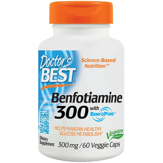 Benfotiamine with BenfoPure, 300mg - 60 vcaps - Vitax.ro
