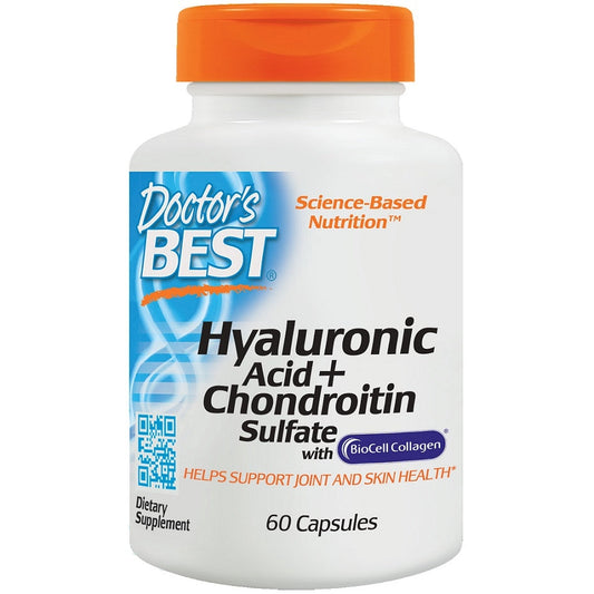 Hyaluronic Acid + Chondroitin Sulfate with BioCell Collagen - 60 caps - Vitax.ro