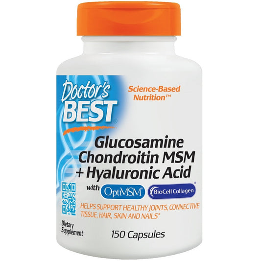 Glucosamine Chondroitin MSM + Hyaluronic Acid - 150 caps - Vitax.ro