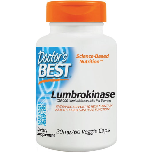Lumbrokinase, 20mg - 60 vcaps - Vitax.ro
