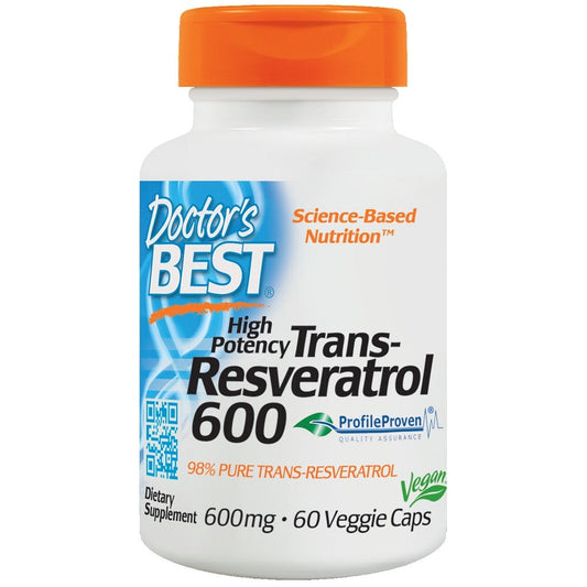 Trans-Resveratrol 600, 600mg - 60 vcaps - Vitax.ro