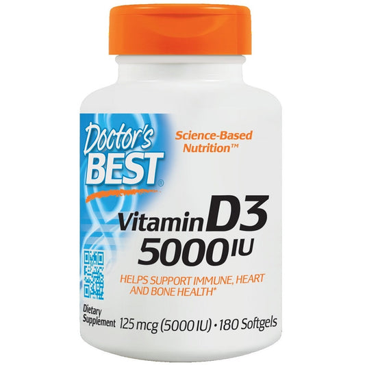 Vitamin D3, 5000 IU - 180 softgels - Vitax.ro