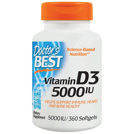 Vitamin D3, 5000 IU - 360 softgels - Vitax.ro