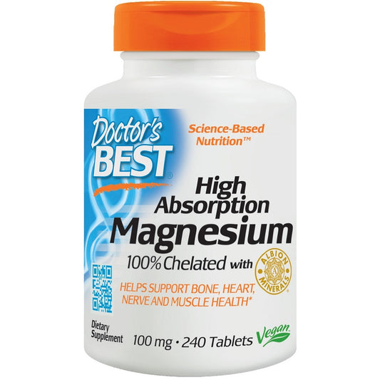High Absorption Magnesium, 100mg - 240 tabs - Vitax.ro