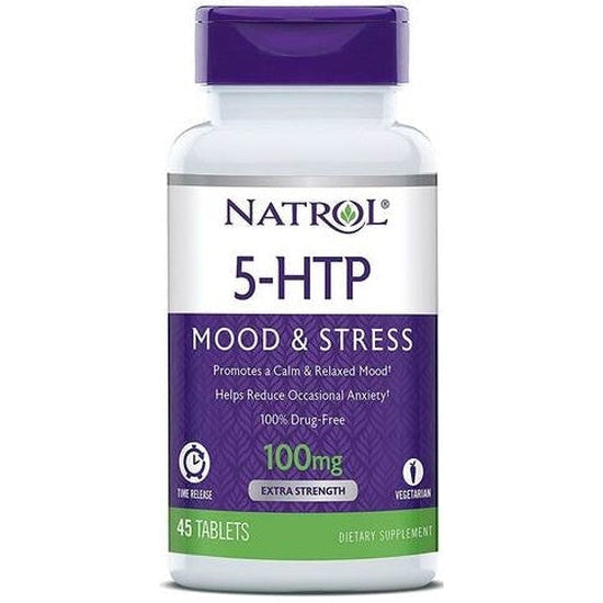 5-HTP Time Release, 100mg - 45 tabs - Vitax.ro