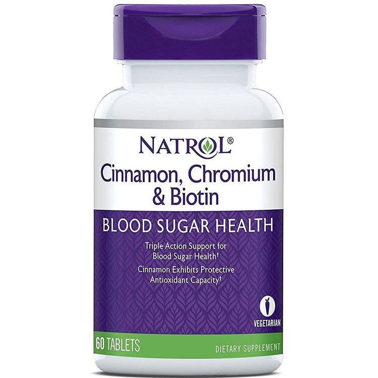 Cinnamon, Chromium & Biotin - 60 tabs - Vitax.ro