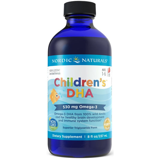 Children's DHA, 530mg Strawberry - 237 ml. - Vitax.ro