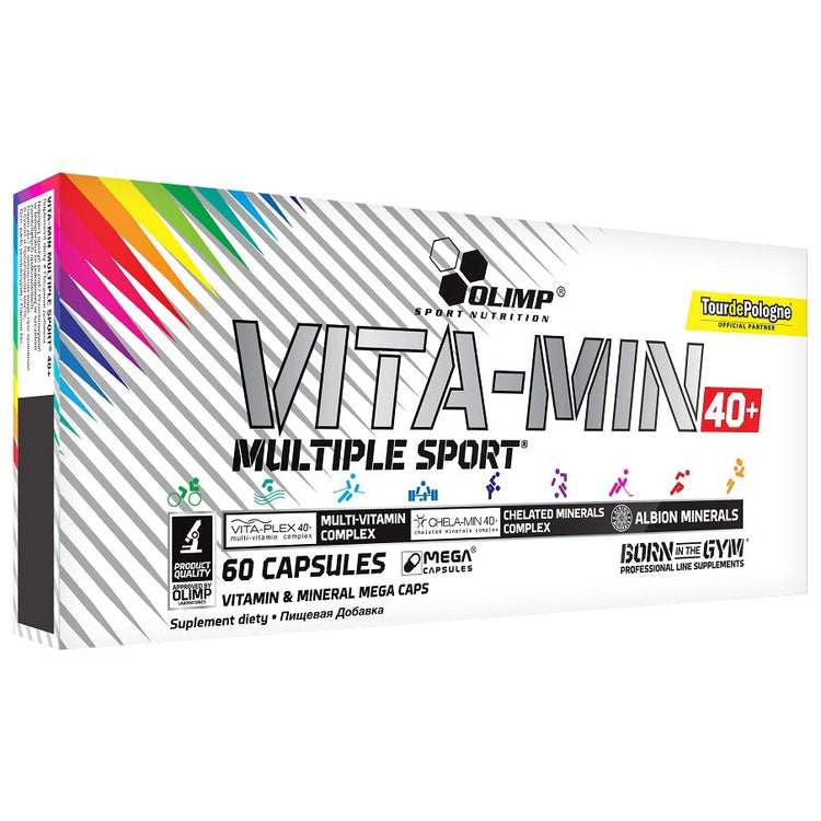 Vita-Min Multiple Sport 40+ - 60 caps - Vitax.ro