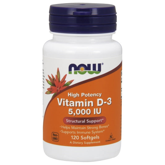 Vitamin D-3, 5000 IU - 120 softgels - Vitax.ro