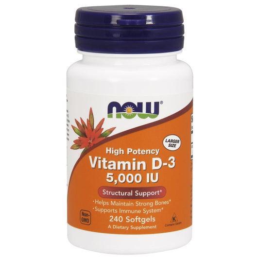 Vitamin D-3, 5000 IU - 240 softgels - Vitax.ro