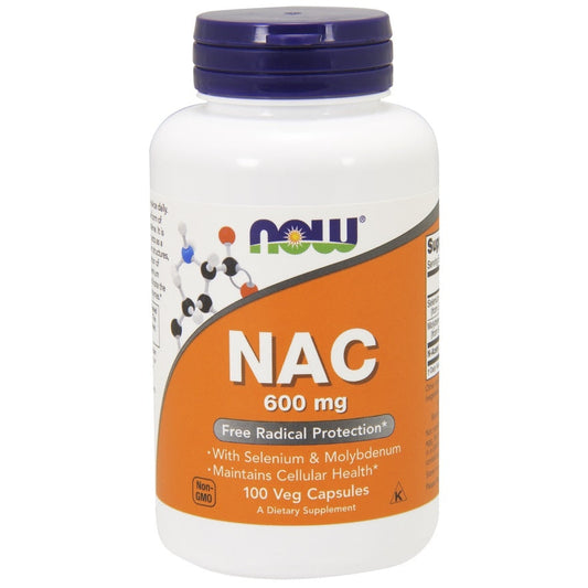 NAC with Selenium & Molybdenum, 600mg - 100 vcaps - Vitax.ro