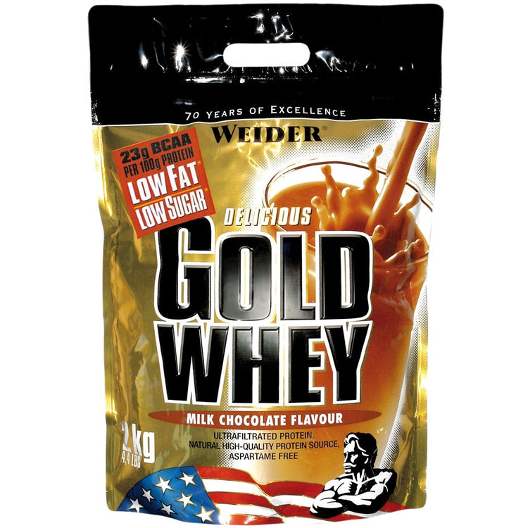 Gold Whey, Milk Chocolate - 2000g - Vitax.ro