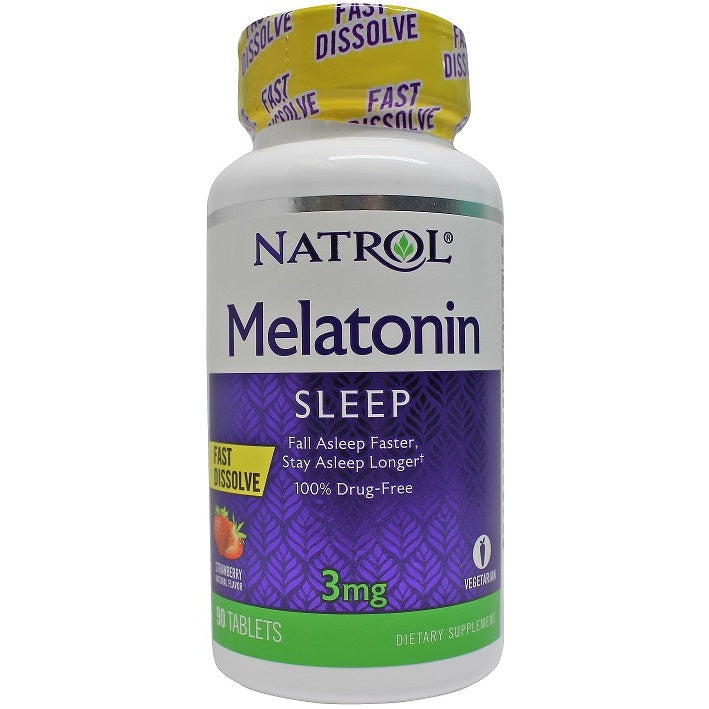 Melatonin Fast Dissolve, 3mg - 90 tabs - Vitax.ro