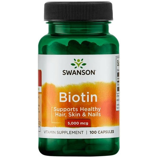 Biotin, 5000mcg - 100 caps - Vitax.ro