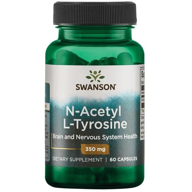 N-Acetyl L-Tyrosine, 350mg - 60 caps - Vitax.ro