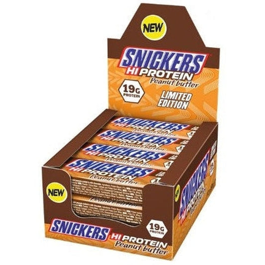 Snickers Hi Protein Bars, Peanut Butter Limited Edition - 12 bars - Vitax.ro