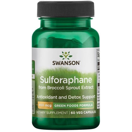 Sulforaphane from Broccoli Sprout Extract, 400mcg - 60 vcaps - Vitax.ro