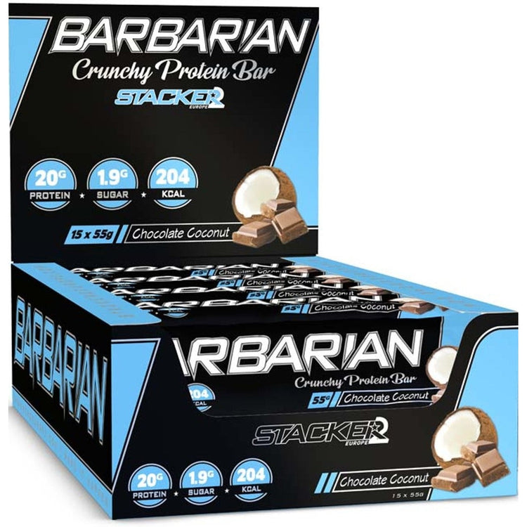 Barbarian, Chocolate Coconut - 15 x 55g - Vitax.ro