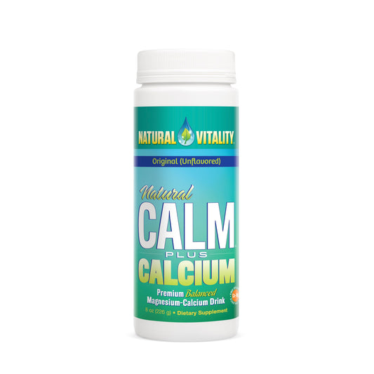 Natural Calm Plus Calcium, Unflavored (EAN 183405000971) - 226g - Vitax.ro